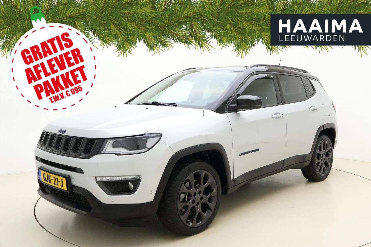 Jeep COMPASS 4xe 240 Plug-in Hybrid Electric Trailhawk Automaat | Lederen bekleding | Navigatie | Stoel & Stuurverwarming | Zwart dak | Camera | Afneembare trekhaak