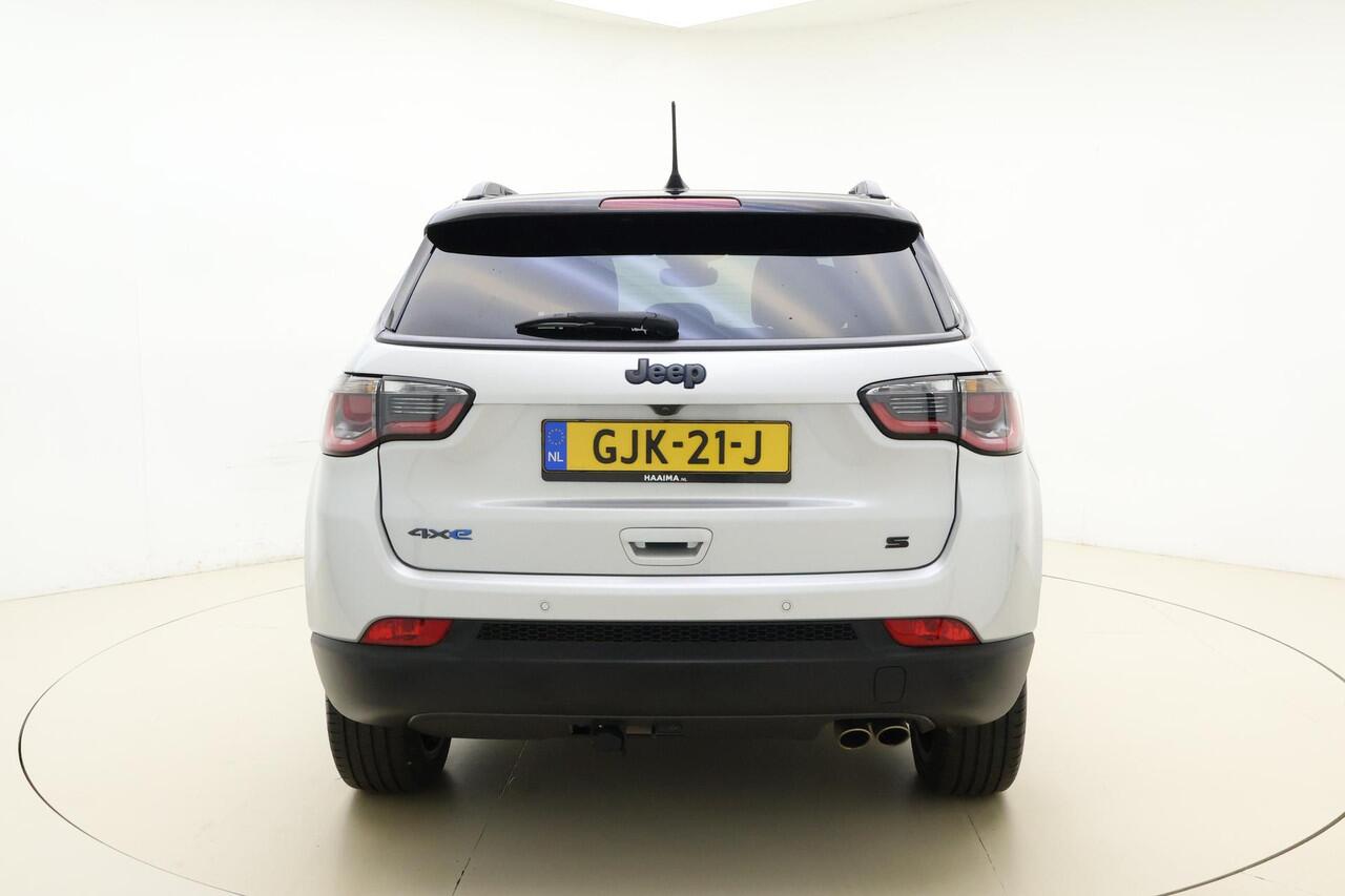 Jeep COMPASS 4xe 240 Plug-in Hybrid Electric Trailhawk Automaat | Lederen bekleding | Navigatie | Stoel & Stuurverwarming | Zwart dak | Camera | Afneembare trekhaak