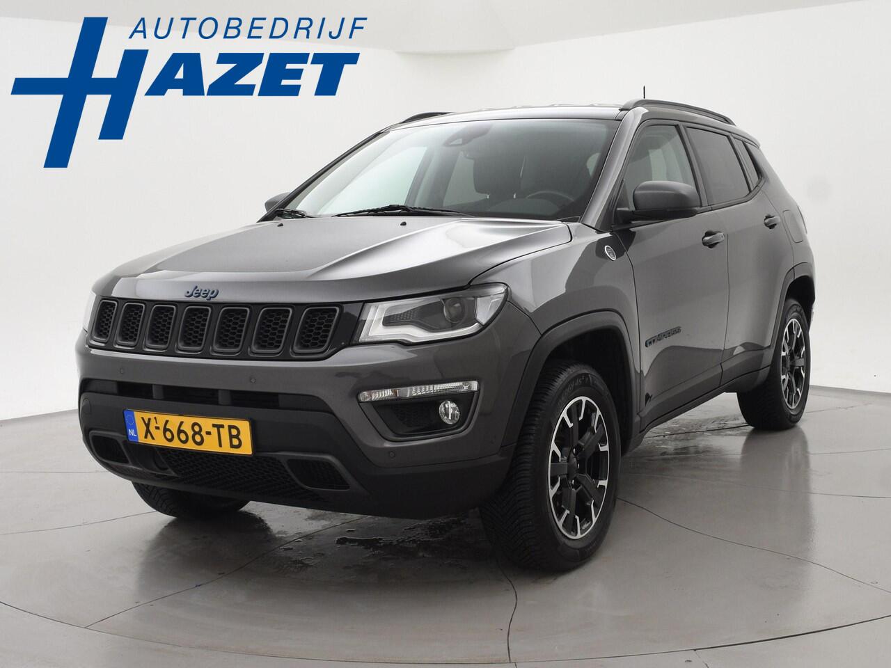 Jeep COMPASS 4xe 240 PK PLUG-IN HYBRID 4X4 TRAILHAWK + TREKHAAK | VOL LEDER | ALPINE | CARPLAY | DAB | STOEL/STUURWIELVERW.