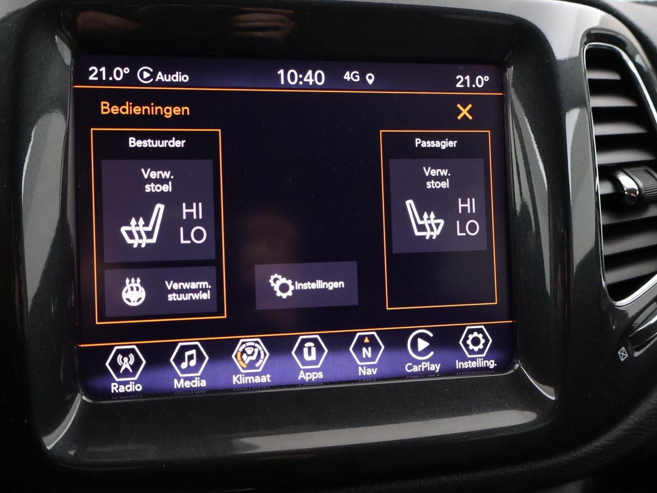 Jeep COMPASS 4xe 240 PK PLUG-IN HYBRID 4X4 TRAILHAWK + TREKHAAK | VOL LEDER | ALPINE | CARPLAY | DAB | STOEL/STUURWIELVERW.