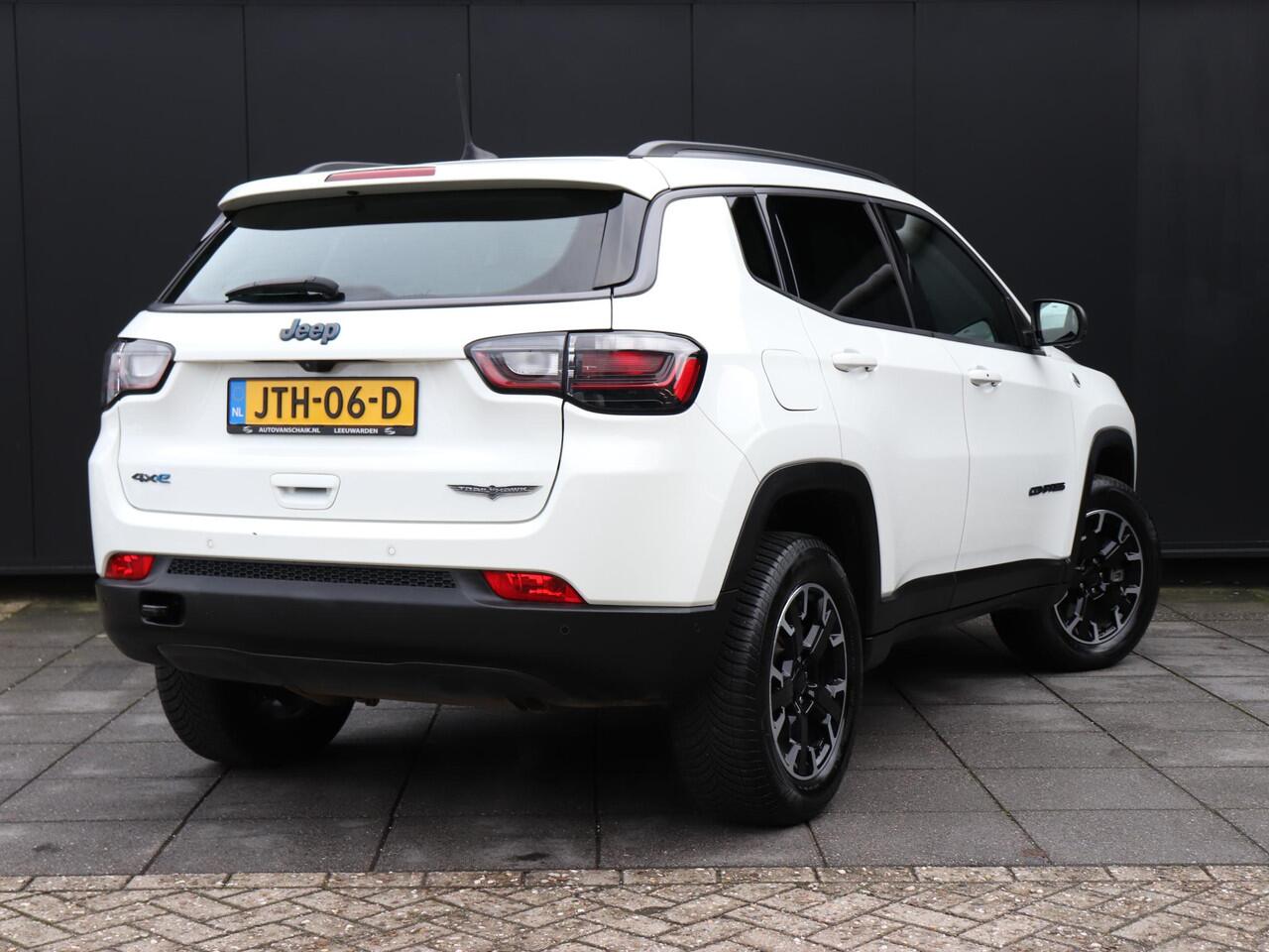 Jeep COMPASS 4xe 240 Plug-in Hybrid Electric Trailhawk 4WD | SOH 79% | CAMERA |LEDER | NAVi | LMV | PDC | ELECTR VERSTELB STOELEN MET MEMORY