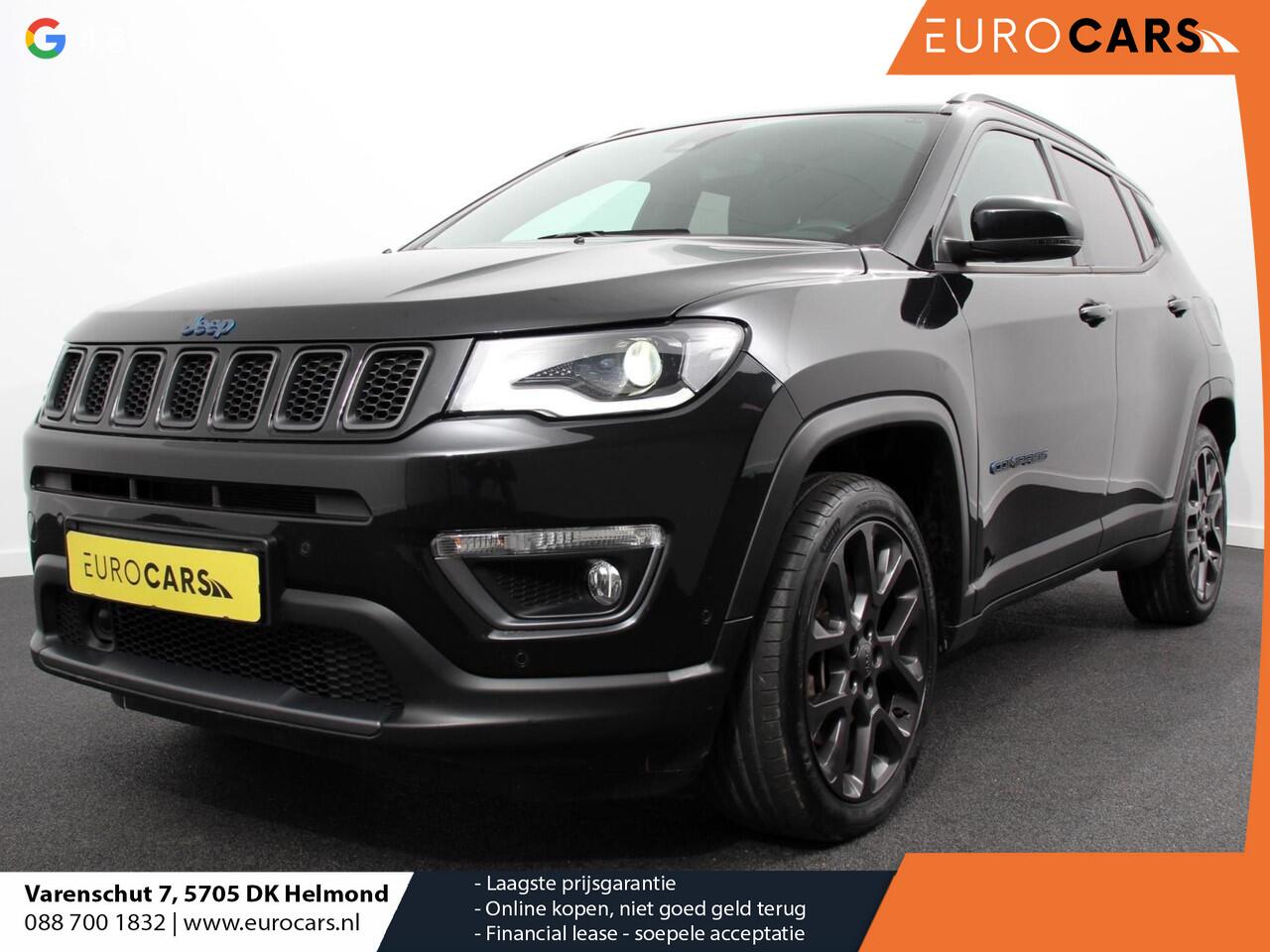 Jeep COMPASS 4xe 240 Plug-in Hybrid S | Navigatie | Apple Carplay/Android auto | Climate Control | Parkeersensoren | Camera | Elektrisch verstelbare bestuurderstoel | Xenon koplampen | Stoelverwarming | Elektrische achterklep | Afneembare trekhaak