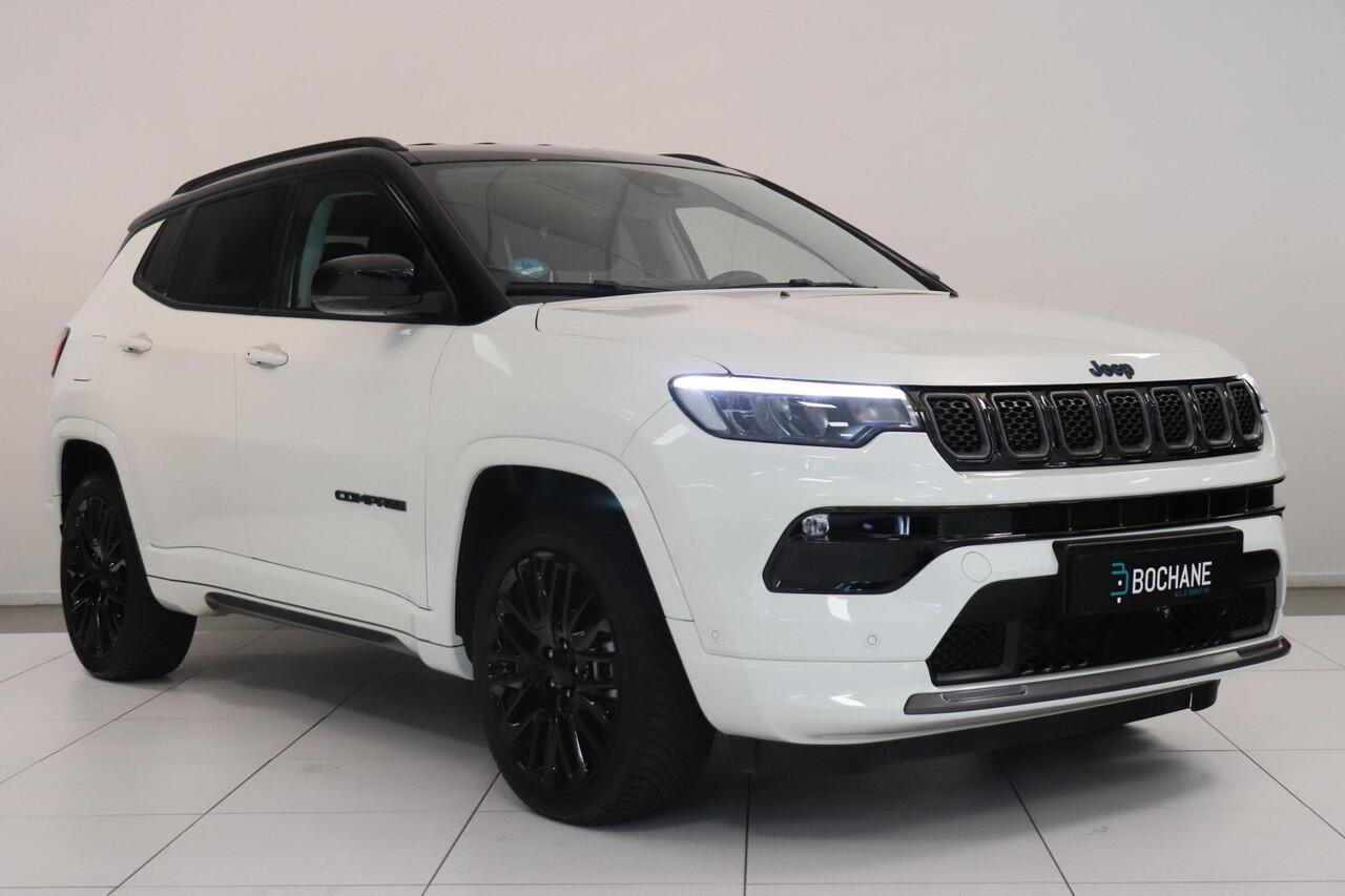 Jeep COMPASS 4xe 240 Plug-in Hybrid Electric S | Camera | Leder | Adaptieve Cruise control | Achterklep elektrisch | Navigatie | Climate control |