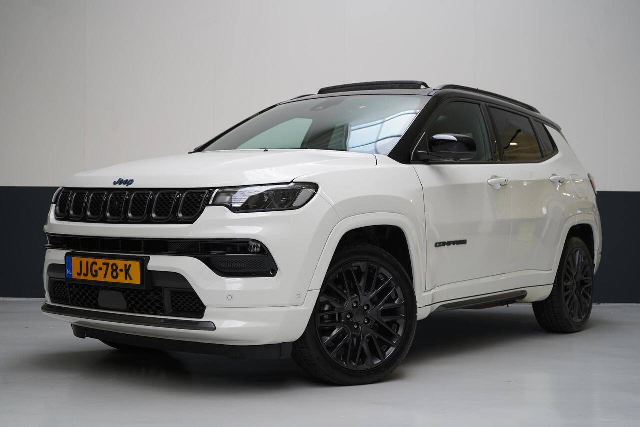 Jeep COMPASS 4xe 240 Plug-in Hybrid S | Panoramadak | Trekhaak | Leder | Alpine Sound | Memory