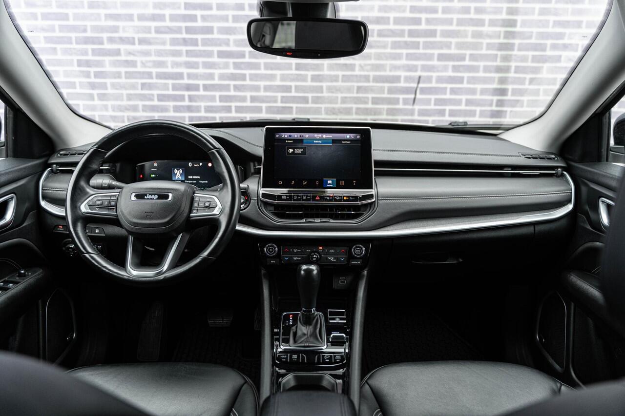 Jeep COMPASS 4xe 240 Plug-in Hybrid Electric S | PHEV | Adaptieve Cruise Control | Rondomzicht camera | Navigatie | Android Auto & Apple CarPlay | LED Koplampen | Stoel-/Stuurverwarming | Lederen Bekleding | Dodehoek Detectie |