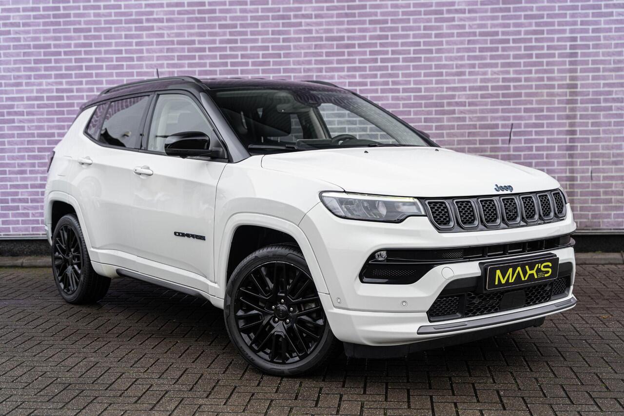 Jeep COMPASS 4xe 240 Plug-in Hybrid Electric S | PHEV | Adaptieve Cruise Control | Rondomzicht camera | Navigatie | Android Auto & Apple CarPlay | LED Koplampen | Stoel-/Stuurverwarming | Lederen Bekleding | Dodehoek Detectie |