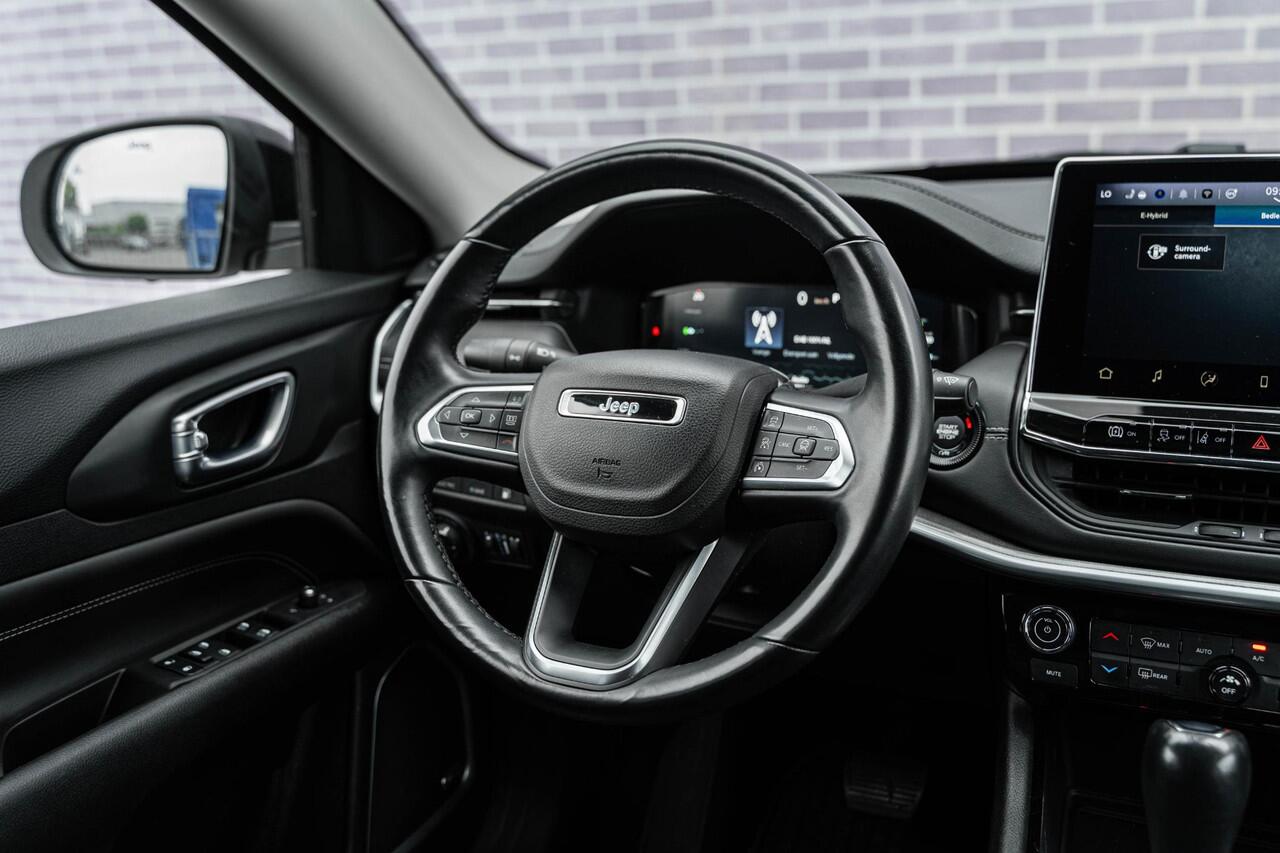 Jeep COMPASS 4xe 240 Plug-in Hybrid Electric S | PHEV | Adaptieve Cruise Control | Rondomzicht camera | Navigatie | Android Auto & Apple CarPlay | LED Koplampen | Stoel-/Stuurverwarming | Lederen Bekleding | Dodehoek Detectie |