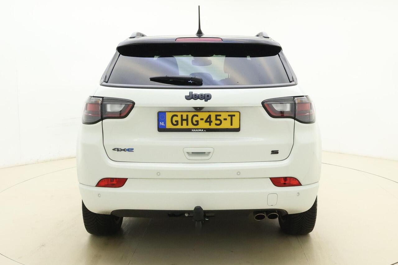 Jeep COMPASS 4xe 240 Plug-in Hybrid Electric S Leder | Navigatie | trekhaak | keyless start | camera achter | stoelverwarming