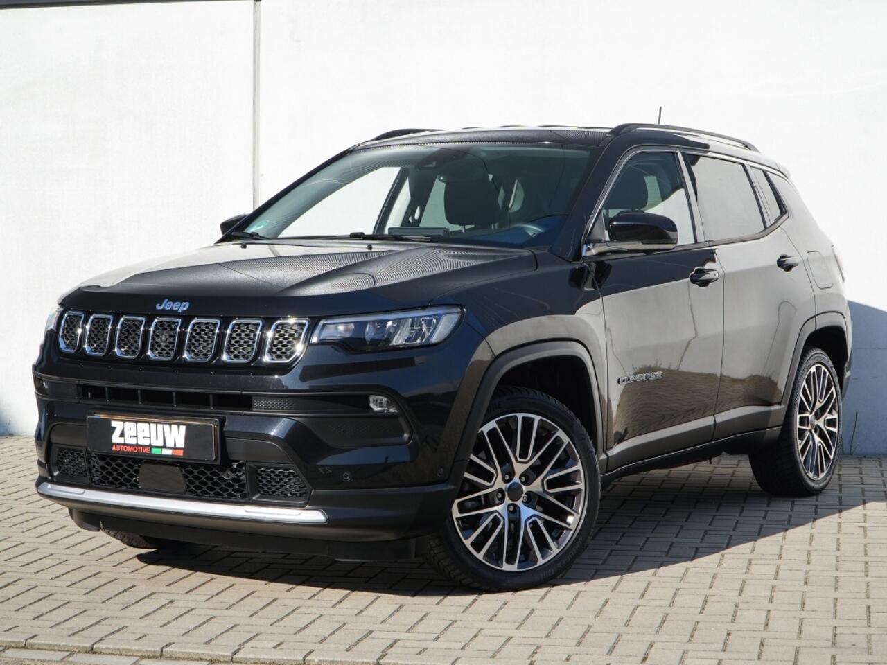 Jeep COMPASS 4xe 190 PK Hybrid Limited | Leder | Carplay | 360cam | 19"