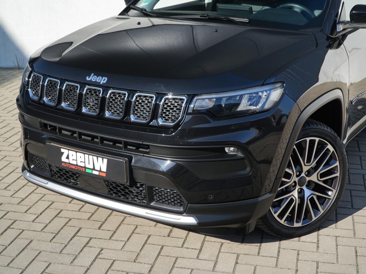 Jeep COMPASS 4xe 190 PK Hybrid Limited | Leder | Carplay | 360cam | 19"