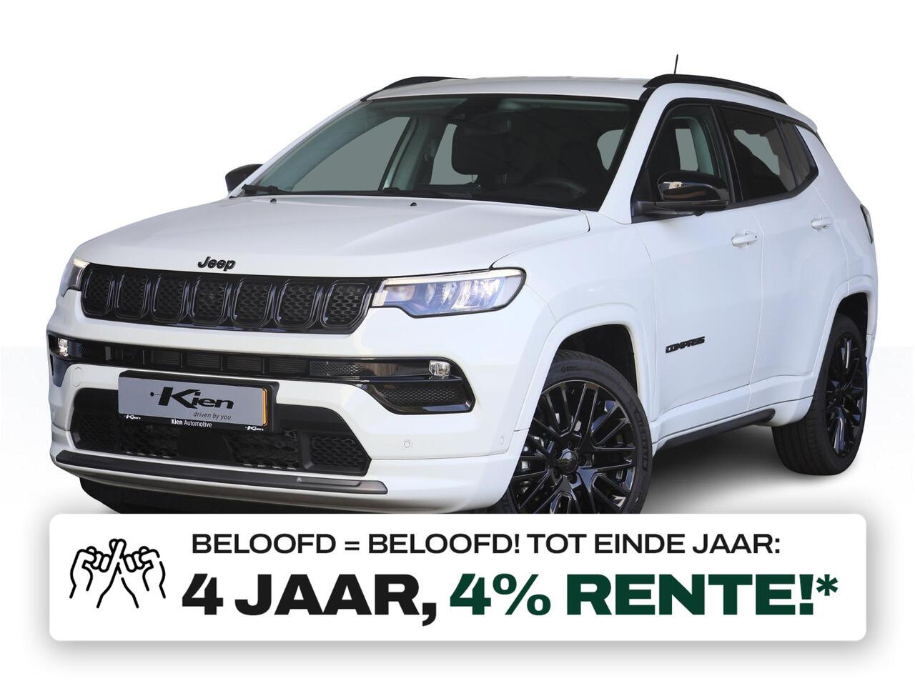 Jeep COMPASS 1.5T e-Hybrid High Altitude | 19 inch | 360 camera | Stoel-stuur verwarming | ACC |