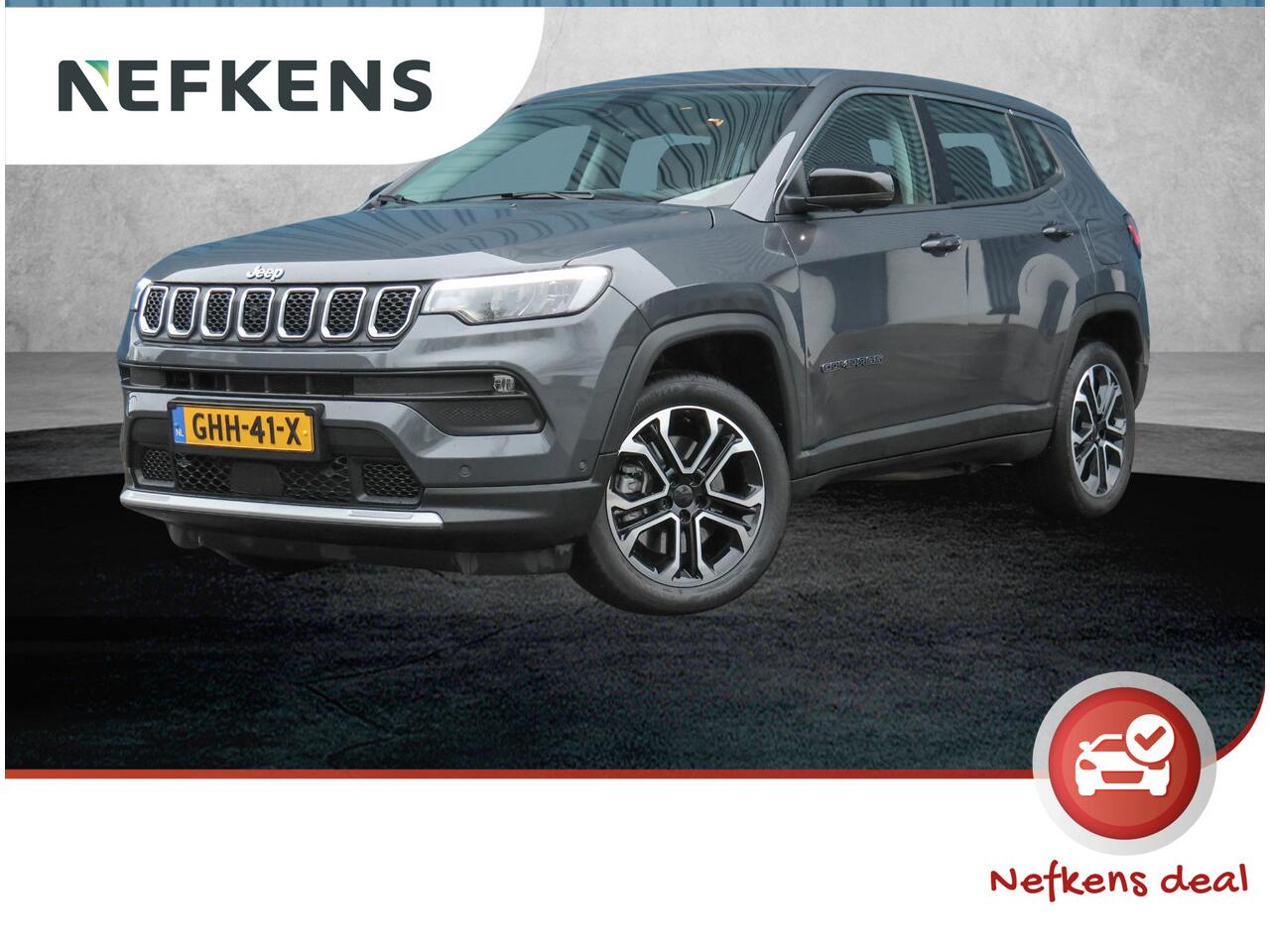 Jeep COMPASS 4XE 190pk Altitude Automaat | Plug-in Hybrid | Dodehoek detectie | 360° Camera | Adaptieve Cruise Control | Stoel & stuurverwarming | Apple Carplay/ Android Auto