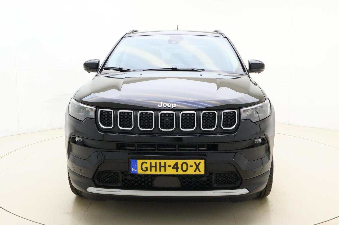Jeep COMPASS 4xe 190 Plug-in Hybrid Electric Altitude Automaat | Rondomzicht camera | Climate control | Keyless | DAB Radio | Dakrails | Stoel & Stuurverwarming | Dodehoekdetectie