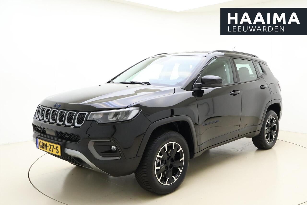 Jeep COMPASS 4xe 240 Plug-in Hybrid Electric Overland | Navigatie via Carplay | Camera | Keyless | Lichtmetalen velgen | Cruise control | Dakrails | Half leder