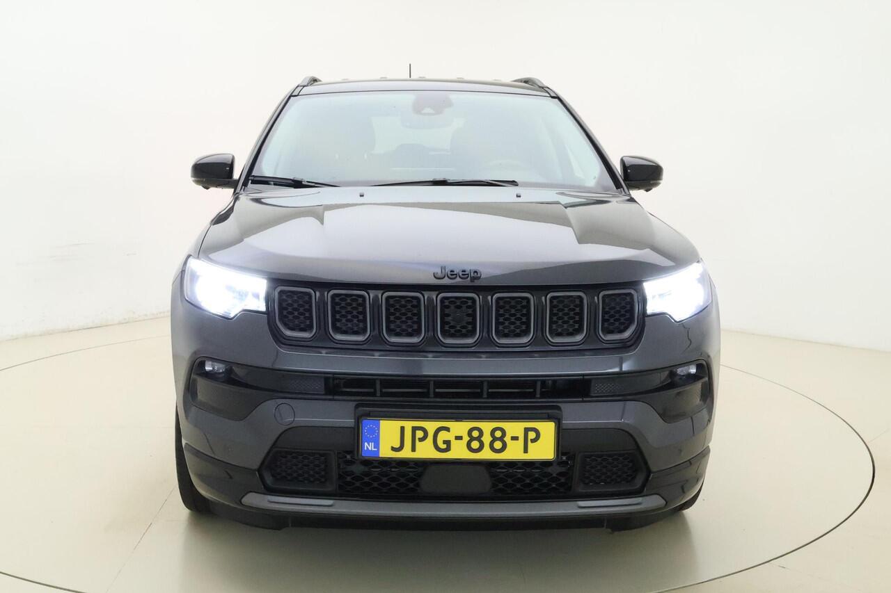 Jeep COMPASS 1.5T e-Hybrid S | Automaat | Rondomzicht Camera | Lederen bekleding | Stoel & Stuurverwarming | Lichtmetalen velgen | Keyless | Climate control