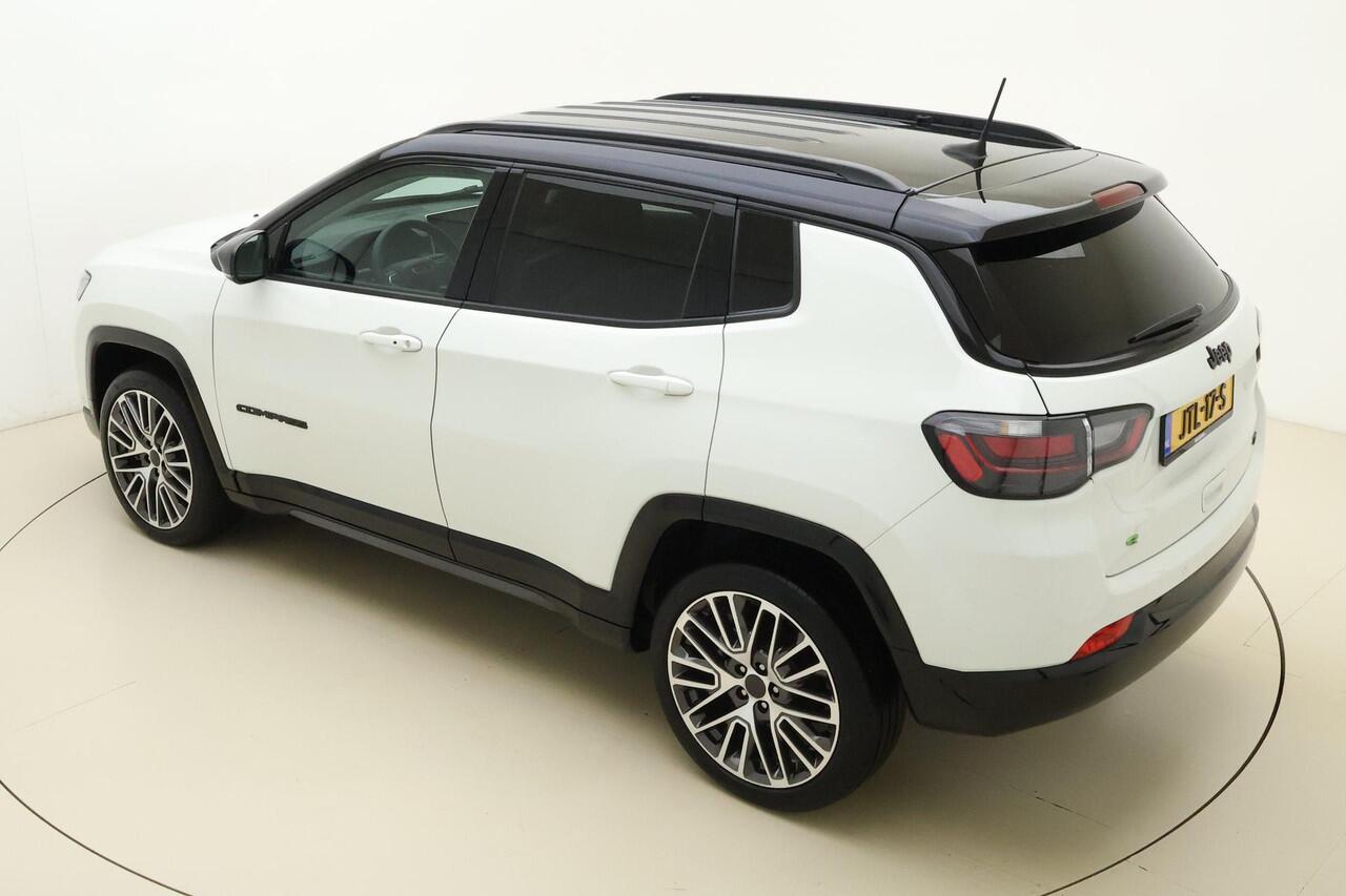 Jeep COMPASS 1.5T e-Hybrid S Automaat | Lederen bekleding | Keyless | Zwart dak | Stoelverwarming & stoelventilatie | Camera | Lichtmetalen velgen