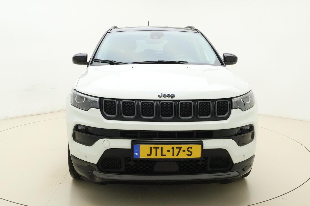 Jeep COMPASS 1.5T e-Hybrid S Automaat | Lederen bekleding | Keyless | Zwart dak | Stoelverwarming & stoelventilatie | Camera | Lichtmetalen velgen