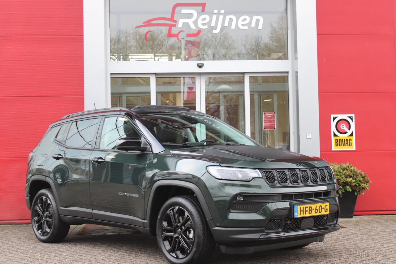 Jeep COMPASS 1.5T 142PK e-Hybrid NORTH STAR | SCHUIF/KANTEL DAK | UNIEKE KLEUR! "TECHNO GREEN" | WINTERPACK: STOEL/STUUR/PARKEERNSENSOREN/RUITENSPROEIER VERWARMBAAR | SAFETY PACK: 360° CAMERA/DODEHOEK BEWAKING/BUITENSPIEGELS MET INSTAPVERLICHTING | 10,1" TOUCHSCREEN M