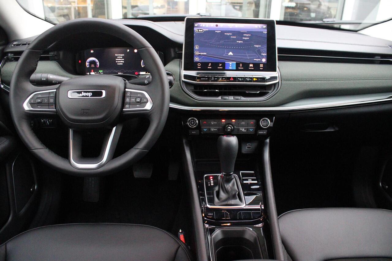 Jeep COMPASS 1.5T 142PK e-Hybrid NORTH STAR | SCHUIF/KANTEL DAK | UNIEKE KLEUR! "TECHNO GREEN" | WINTERPACK: STOEL/STUUR/PARKEERNSENSOREN/RUITENSPROEIER VERWARMBAAR | SAFETY PACK: 360° CAMERA/DODEHOEK BEWAKING/BUITENSPIEGELS MET INSTAPVERLICHTING | 10,1" TOUCHSCREEN M