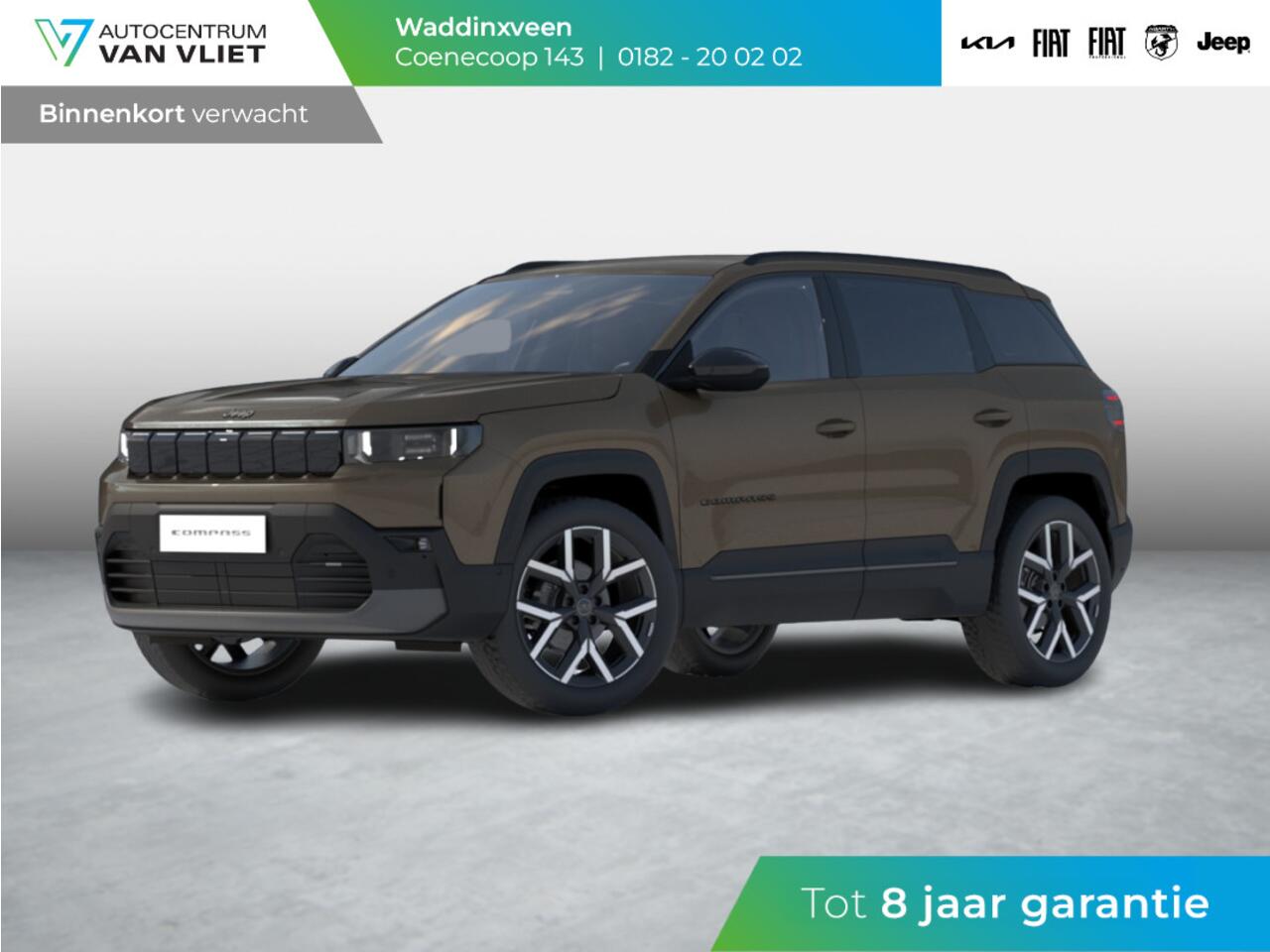 Jeep COMPASS First Edition 74 kWh | Adapt. Cruise | Camera | Carplay | 20" | Elektr. A-Klep | Navi | Winter Pack | Private Lease ¤775,-*
