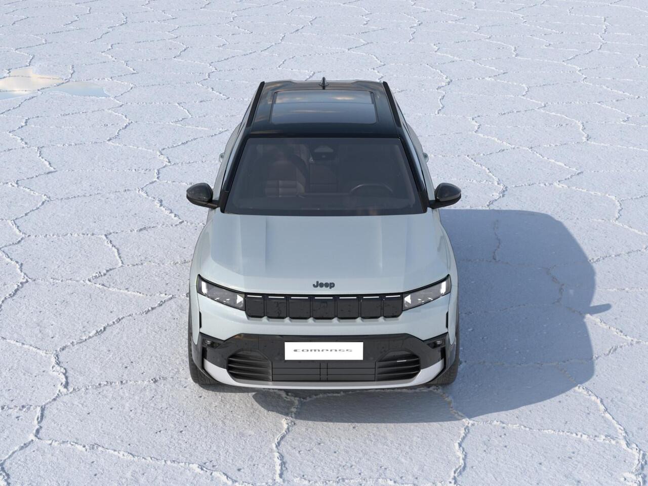 Jeep COMPASS First Edition 74 kWh | Adapt. Cruise | Camera | Carplay | 20" | Elektr. A-Klep | Navi | Winter Pack | Schuif/Kanteldak | Premium Pack | Conv. Pack | Warmtepomp