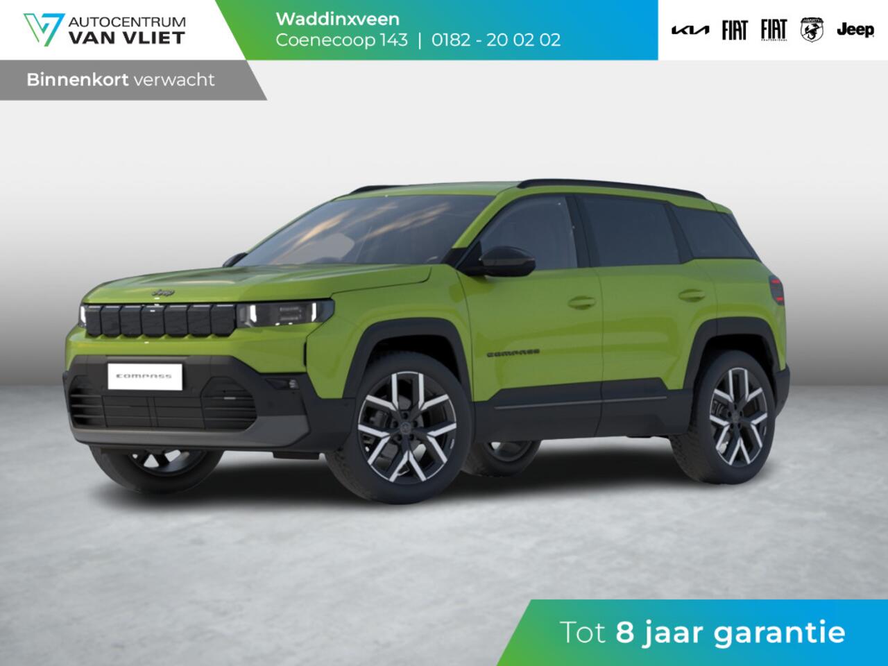 Jeep COMPASS First Edition 74 kWh | Adapt. Cruise | Camera | Carplay | 20" | Elektr. A-Klep | Navi | Winter Pack | Private Lease ¤ 760,-*