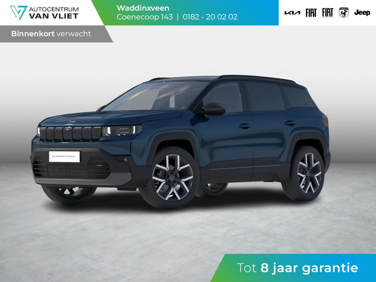 Jeep COMPASS First Edition 74 kWh | Adapt. Cruise | Camera | Carplay | 20" | Elektr. A-Klep | Navi | Winter Pack