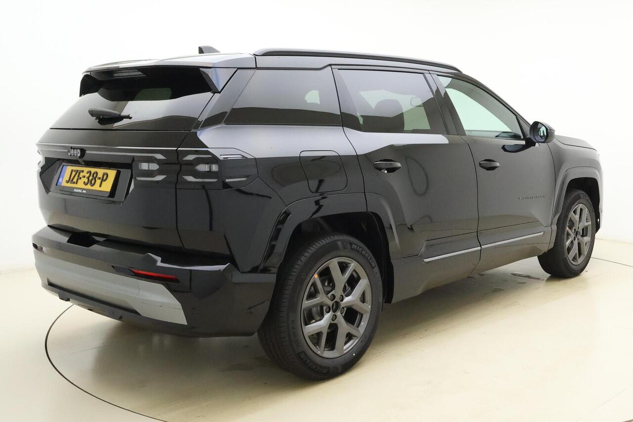 Jeep COMPASS 1.2 e-Hybrid First Edition | Panoramadak | Elektrische verstelbare stoelen | Stoelmassage | Camera's rondom | Navigatie | Keyless | Elektrische kofferklep