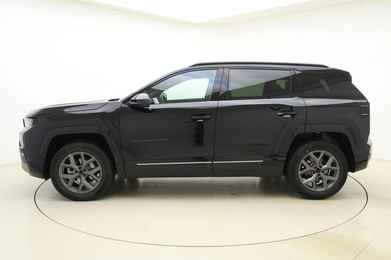 Jeep COMPASS 1.2 e-Hybrid First Edition | Panoramadak | Elektrische verstelbare stoelen | Stoelmassage | Camera's rondom | Navigatie | Keyless | Elektrische kofferklep