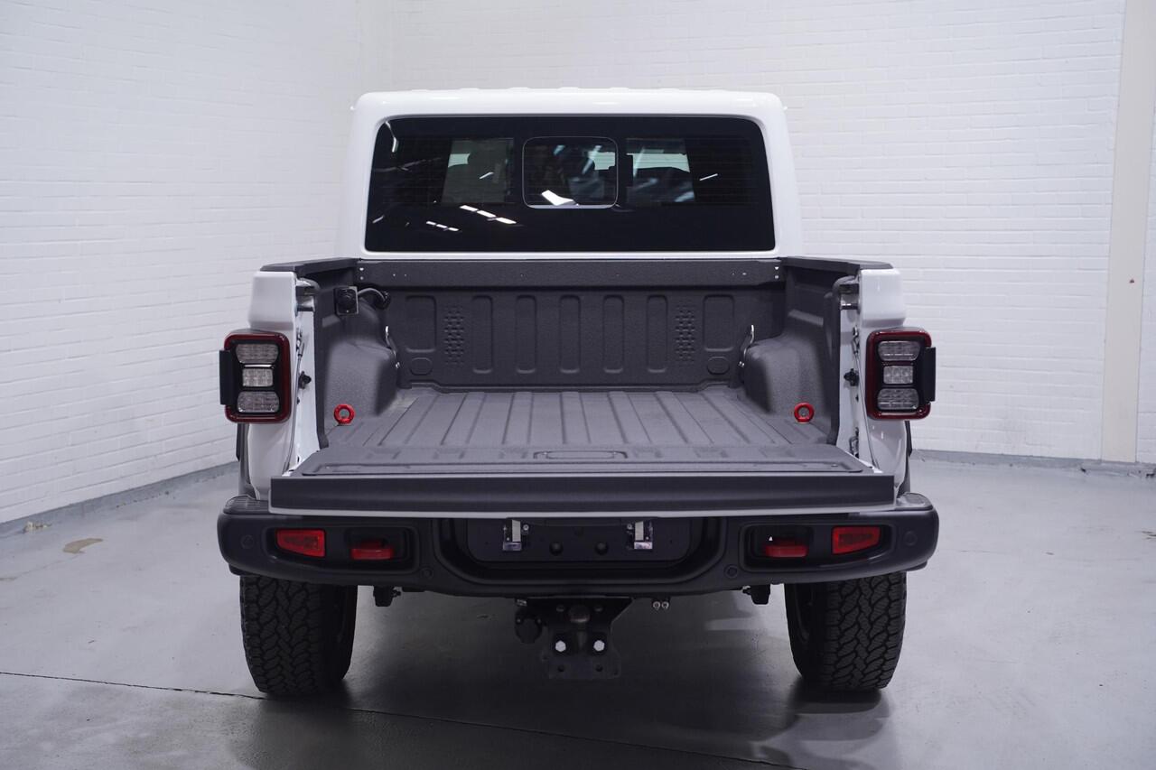 Jeep Gladiator 3.6 V6 285 pk Rubicon Grijs Kenteken 2-Zits Navi Leder Zwart, Adapt. Cruise, Targa Dak, Trekhaak, Uniek