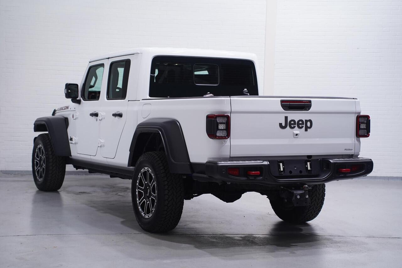 Jeep Gladiator 3.6 V6 285 pk Rubicon Grijs Kenteken 2-Zits Navi Leder Zwart, Adapt. Cruise, Targa Dak, Trekhaak, Uniek