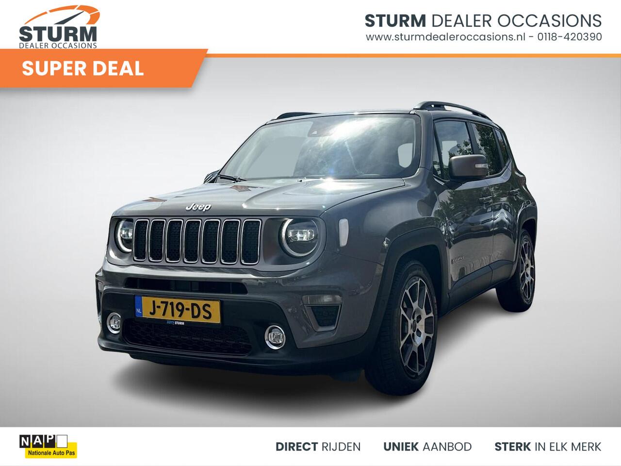 Jeep RENEGADE 1.3T DDCT Limited Trekhaak | Navigatie | Climate Control | Keyless Entry | Cruise Control | Park. Sensor | LM Velgen | Rijklaarprijs!
