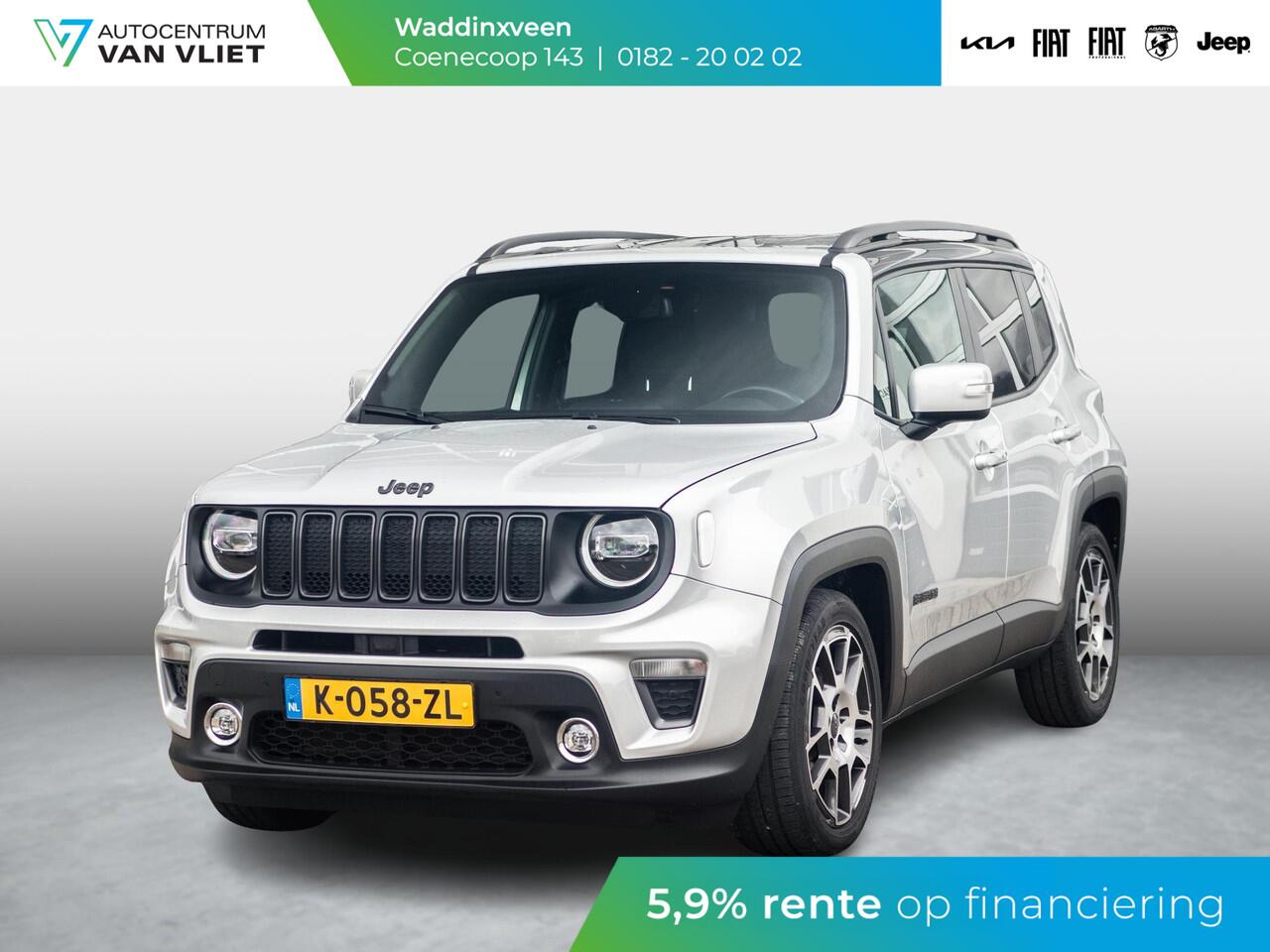 Jeep RENEGADE 1.3T DDCT S Automaat | Adapt. Cruise | Navi | 19" | Trekhaak | Leder | Winter Pack | Camera | BSM