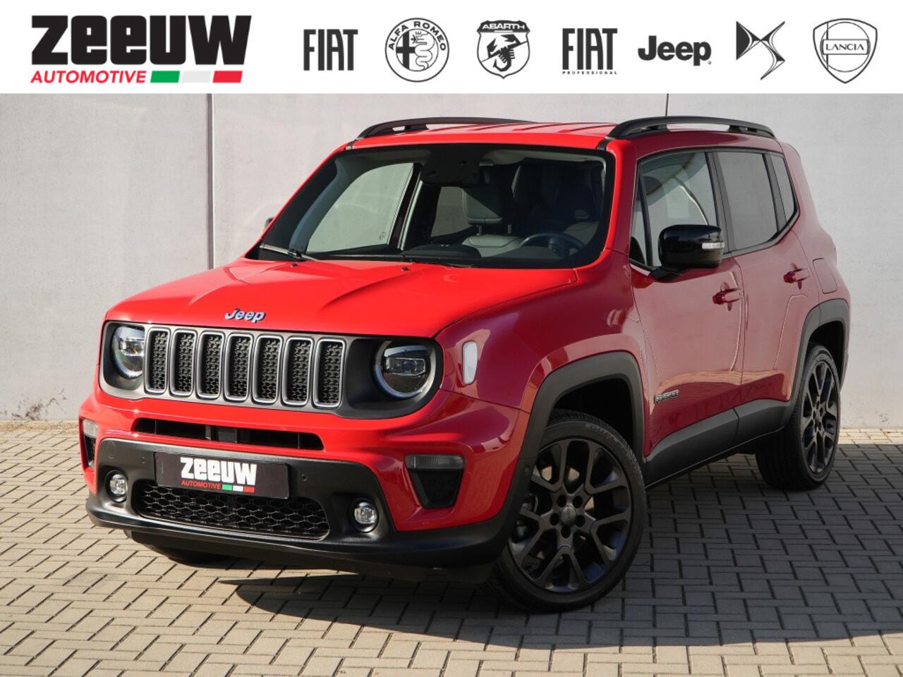 Jeep RENEGADE 4xe 240 PK Hybrid S | Leder | Navi | Winter | LED | Camera | 19"