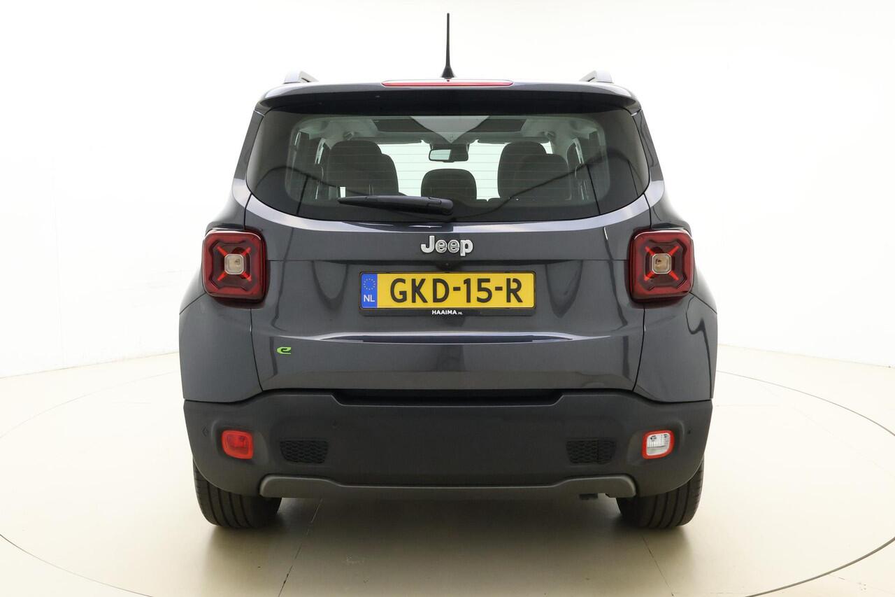 Jeep RENEGADE 1.5T e-Hybrid Automaat | Navigatie | Glazen Schuif/kanteldak | Lederen bekleding | Camera | Lichtmetalen velgen black | Dakrails