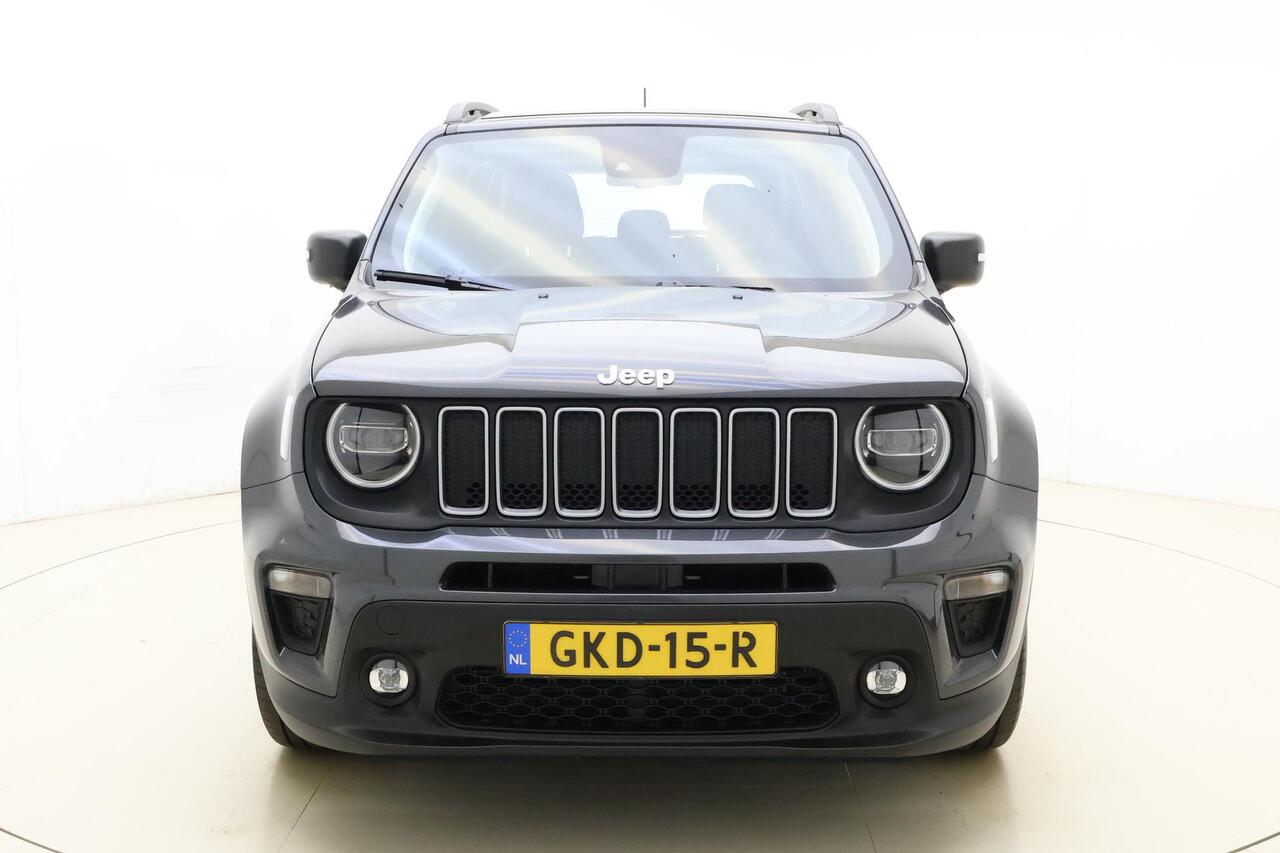 Jeep RENEGADE 1.5T e-Hybrid Automaat | Navigatie | Glazen Schuif/kanteldak | Lederen bekleding | Camera | Lichtmetalen velgen black | Dakrails