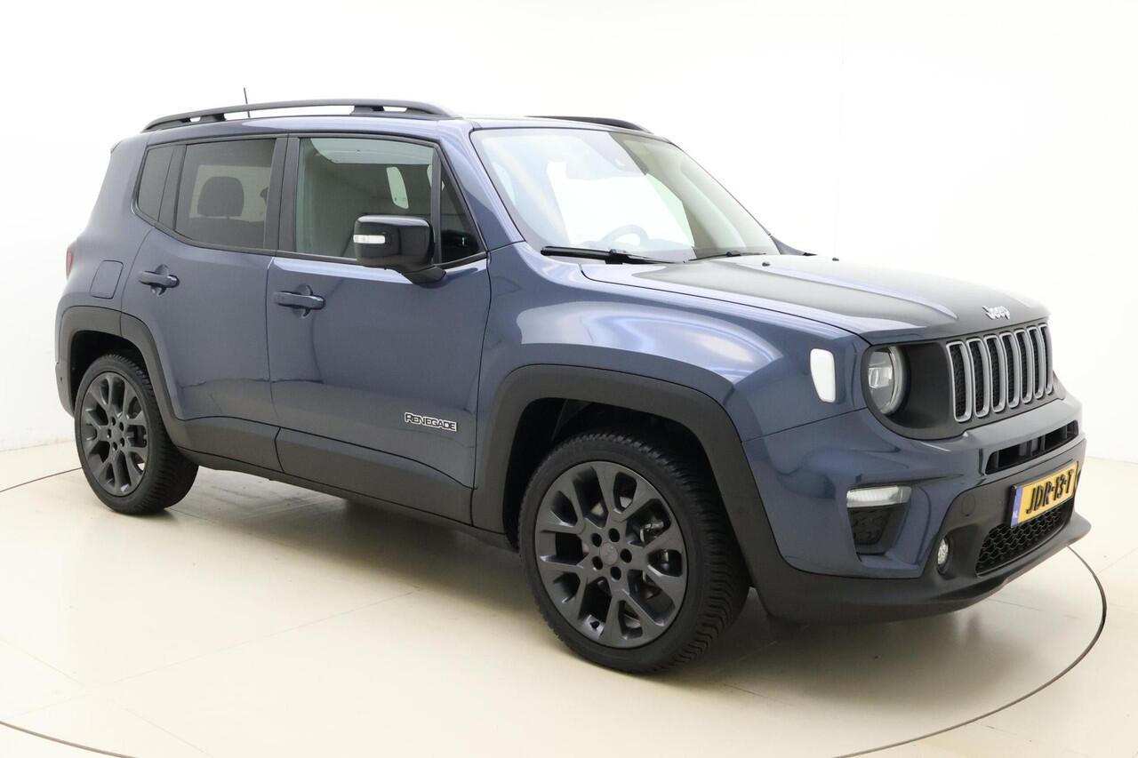 Jeep RENEGADE 1.5T 130pk e-Hybrid S Automaat | Navigatie | Climate control | Camera | Lederen bekleding | Dakrails | Keyless | Lichtmetalen velgen