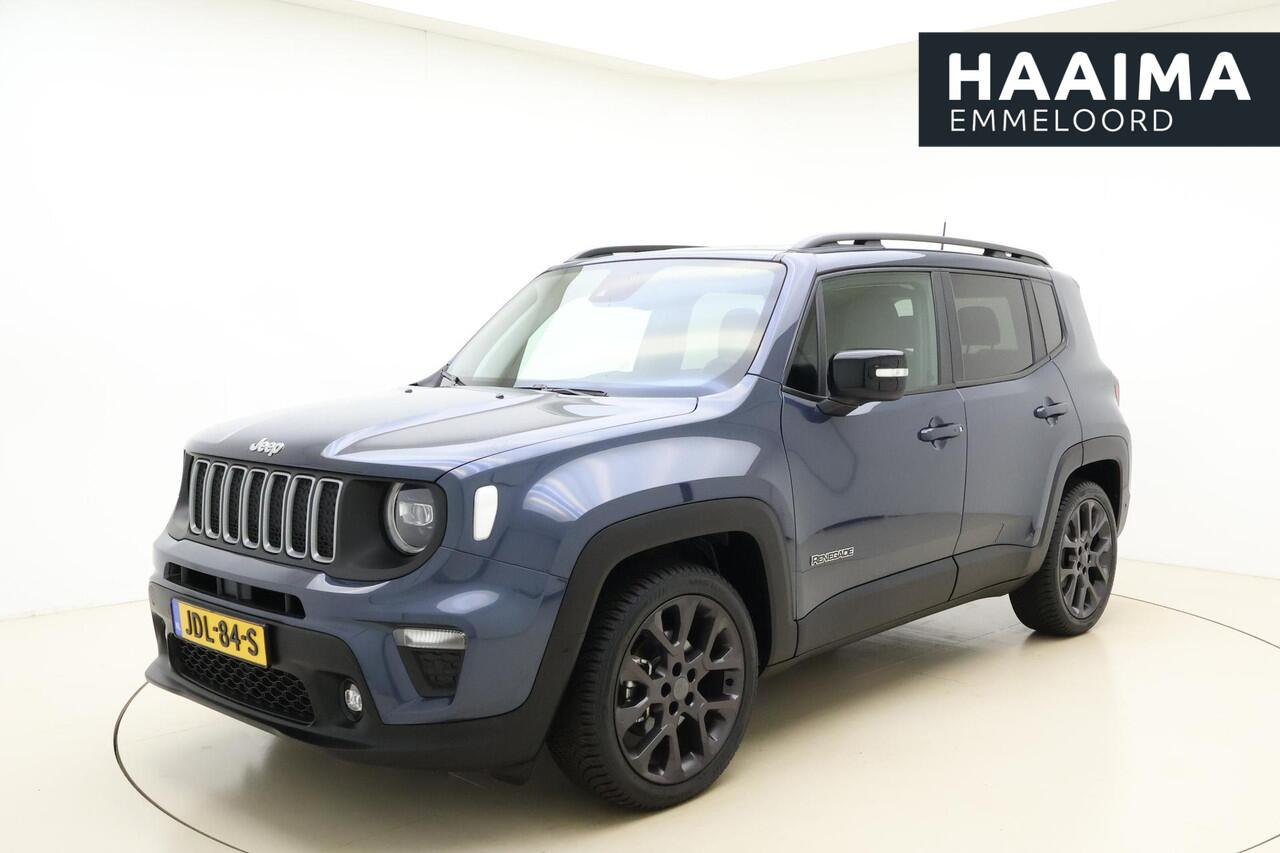 Jeep RENEGADE 1.5T e-Hybrid S Automaat | Navigatie | Climate control | Camera | Lederen bekleding | Dakrails | Keyless | Lichtmetalen velgen