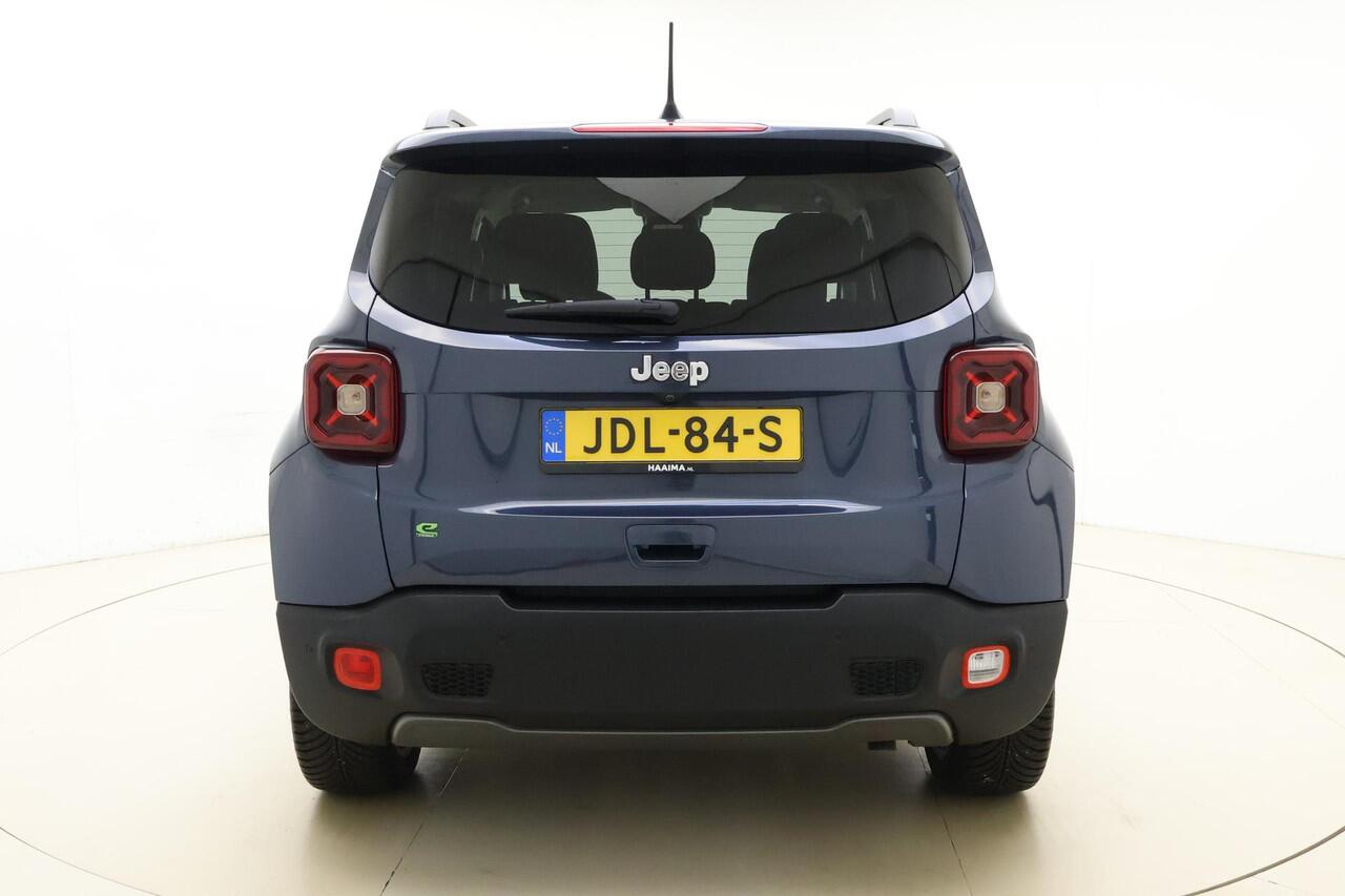 Jeep RENEGADE 1.5T e-Hybrid S Automaat | Navigatie | Climate control | Camera | Lederen bekleding | Dakrails | Keyless | Lichtmetalen velgen