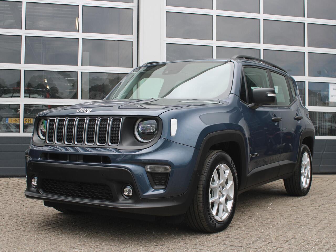 Jeep RENEGADE 1.5T e-Hybrid Altitude | MY24| Adapt. Cruise | Schuif/Kanteldak | Keyless | BSM | Navi | Apple Carplay | Uit voorraad leverbaar !