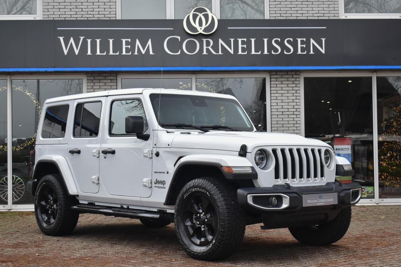 Jeep WRANGLER Unlimited 3.6 Sahara Navi Leder Stoelverwarming Apine