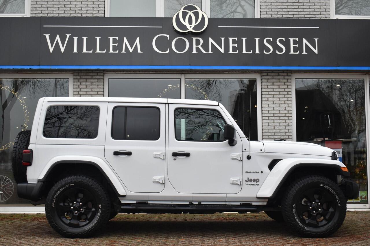 Jeep WRANGLER Unlimited 3.6 Sahara Navi Leder Stoelverwarming Apine