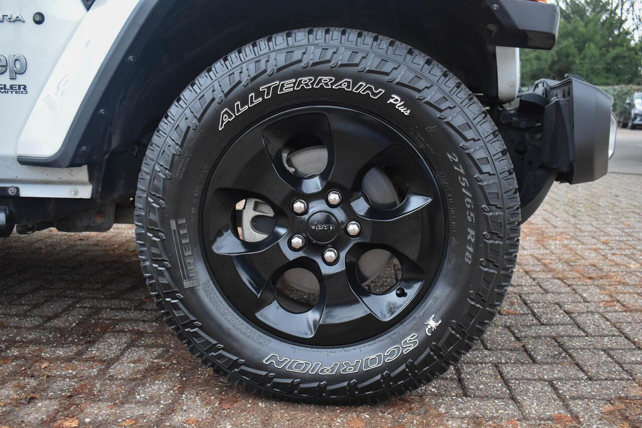 Jeep WRANGLER Unlimited 3.6 Sahara Navi Leder Stoelverwarming Apine