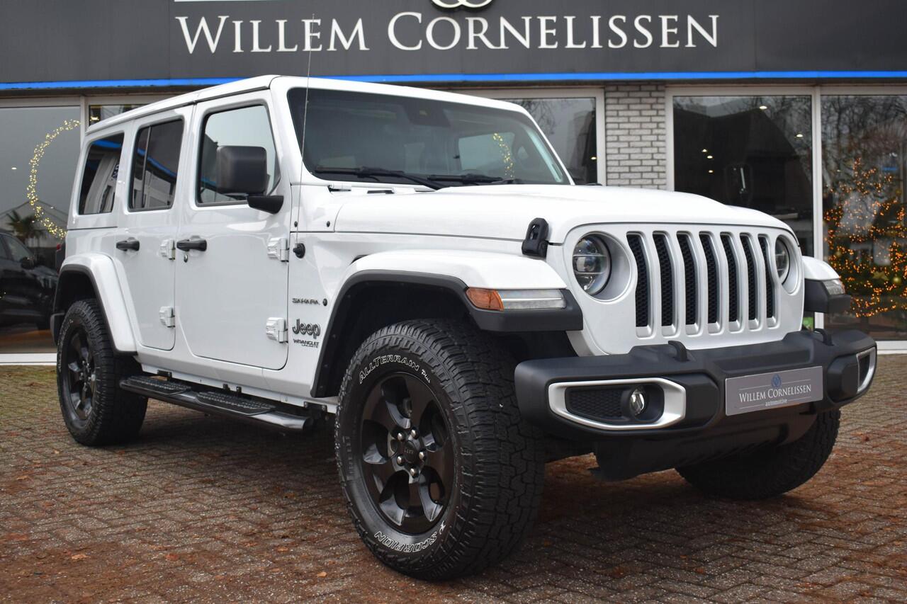 Jeep WRANGLER Unlimited 3.6 Sahara Navi Leder Stoelverwarming Apine