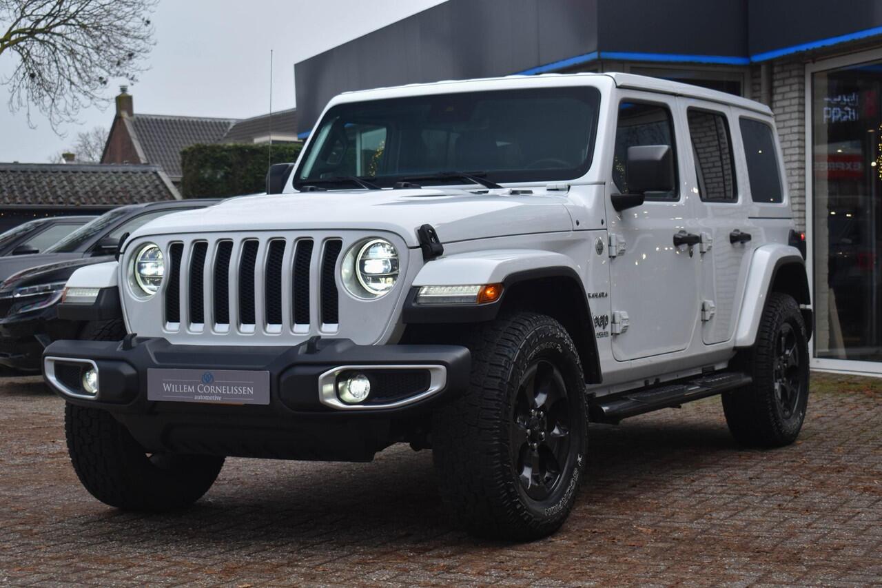 Jeep WRANGLER Unlimited 3.6 Sahara Navi Leder Stoelverwarming Apine