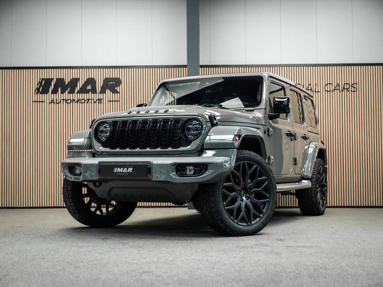 Jeep WRANGLER 2.2D Sahara | Grijs Kenteken | Stoel en stuurverwarming | Custom Corse Edition | Trekhaak | Alpine Sound |