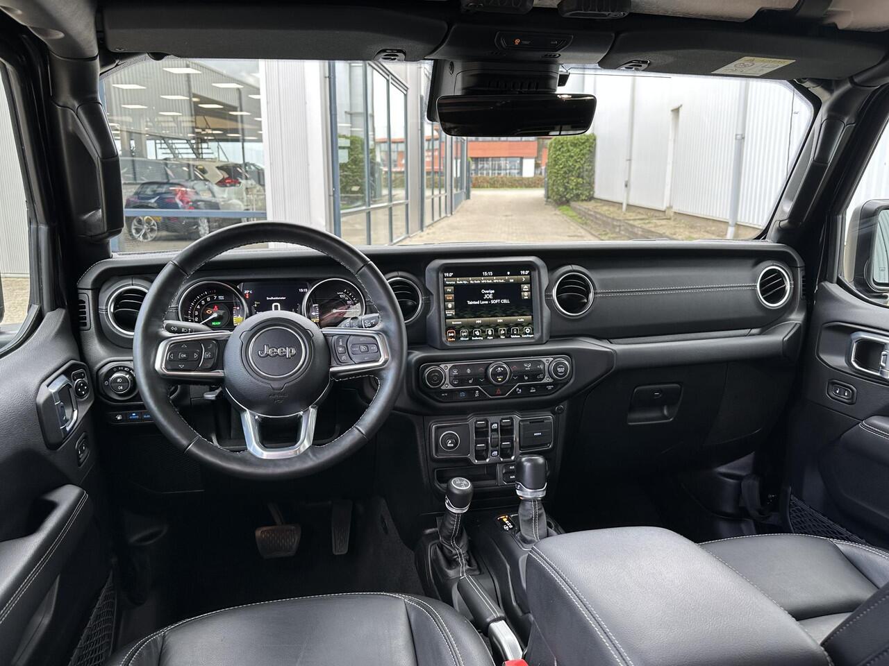 Jeep WRANGLER Unlimited 4xe 380 Sahara | Leder/Cruise Adaptief/Stuur-/Stoelverw./Trekhaak