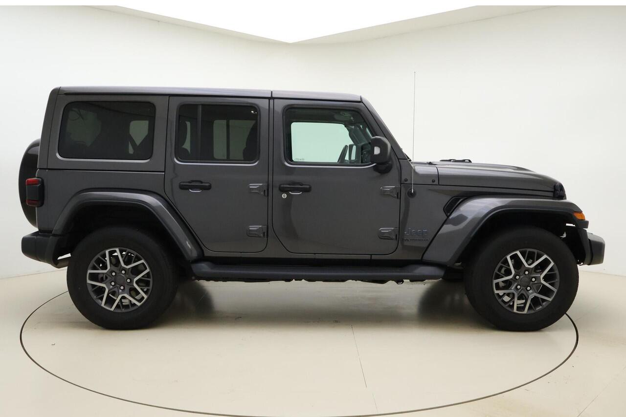 Jeep WRANGLER Unlimited 4xe 380 80th Anniversary Automaat |Front & rear camera | Adaptieve cruise control | Stoel & stuurverwarming | Lederen interieur | Navigatie | Climate control