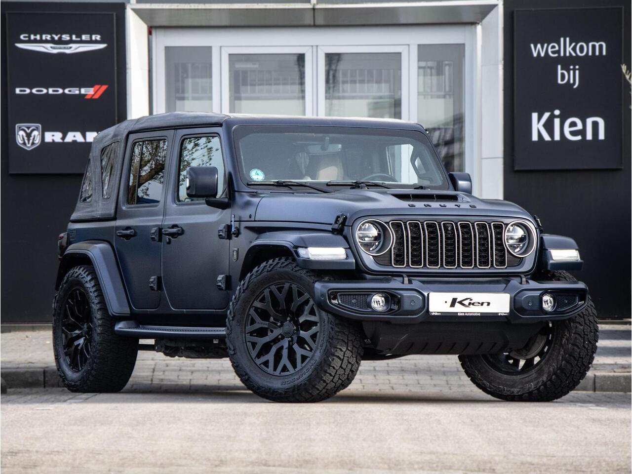 Jeep WRANGLER Brute Richmond 4xe | Electric softtop | Luchtvering | Stoel & stuurverwarming | Mickey Thompson all terrain banden