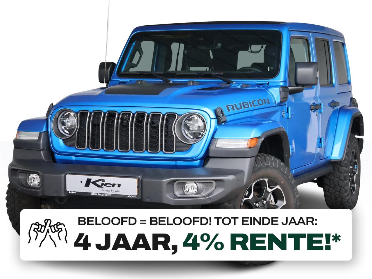 Jeep WRANGLER Unlimited 4xe 380 Rubicon | Sky view | Stoel verwarming | Achteruitrijcamera |